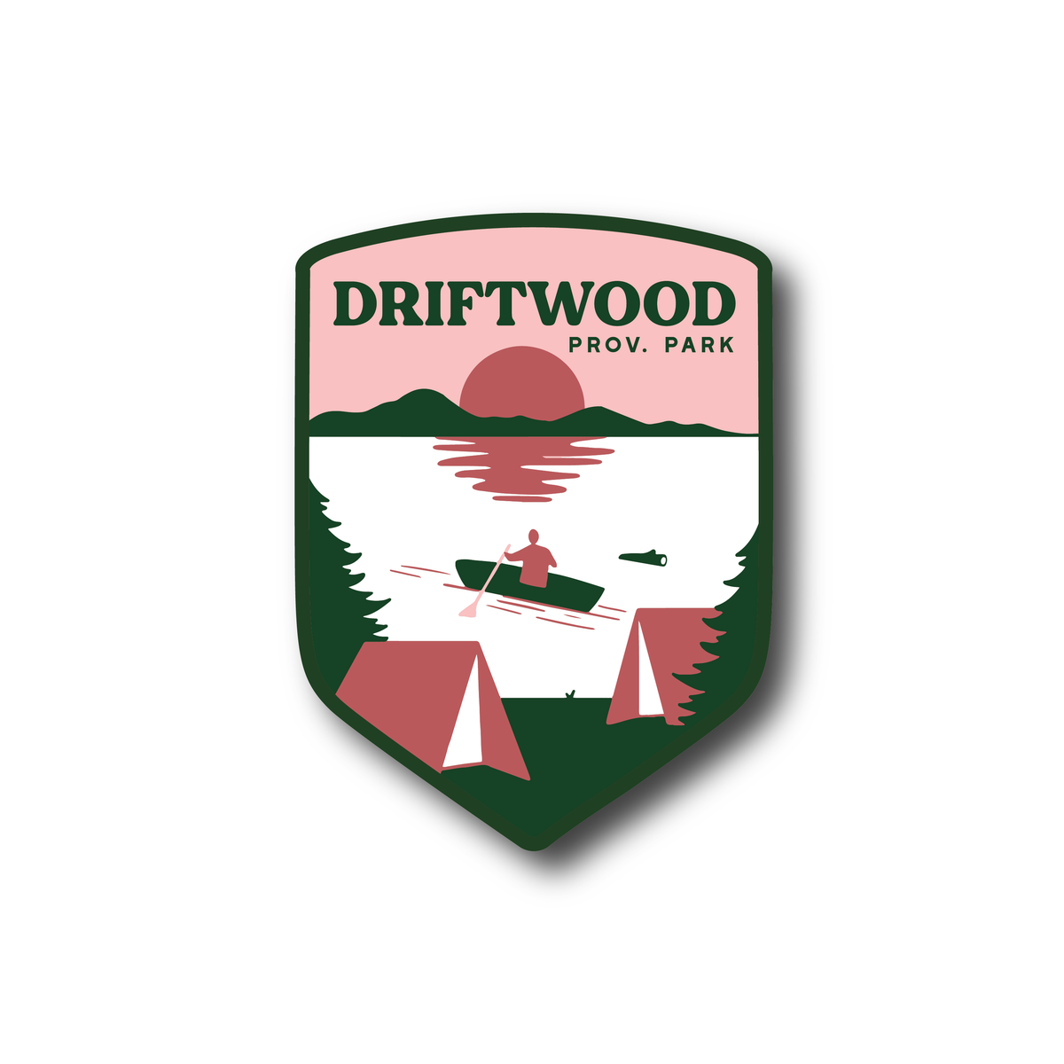 Escape To Driftwood Woven Patch