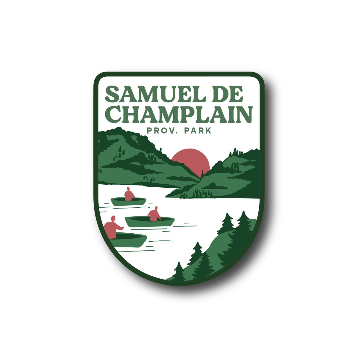 Escape To Samuel de Champlain Woven Patch