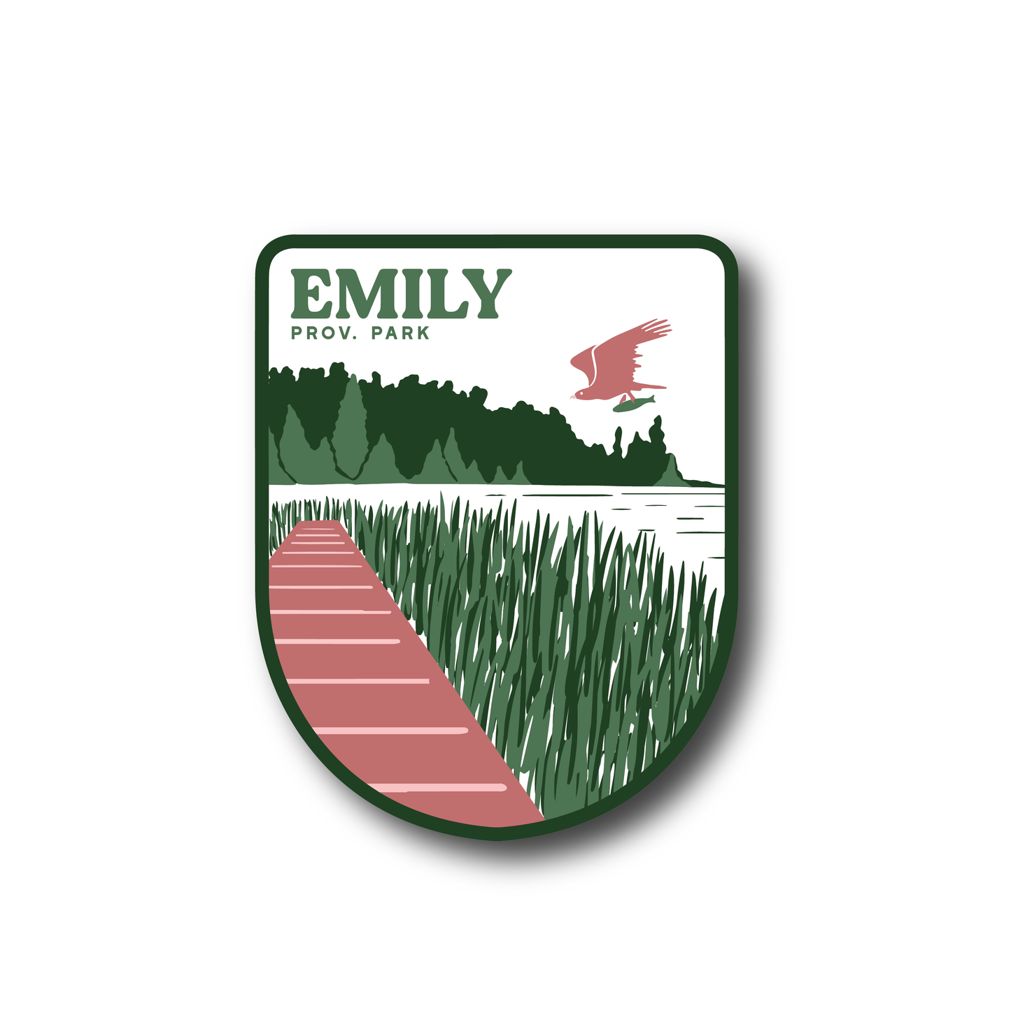 Escape To Emily Woven Patch